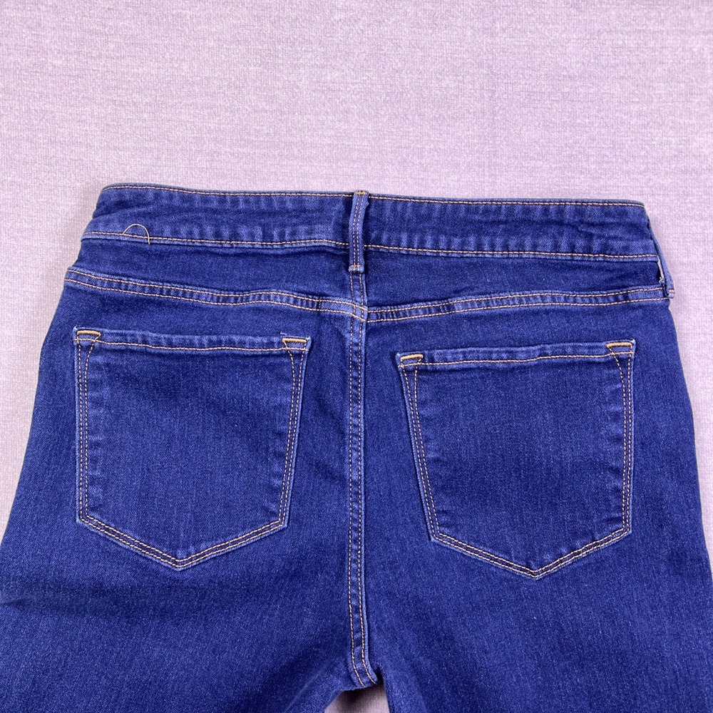 Old Navy Wow Boot-Cut Mid-Rise Jeans Womens‎ 12 Blue Denim Stretch - Picture 3 of 11